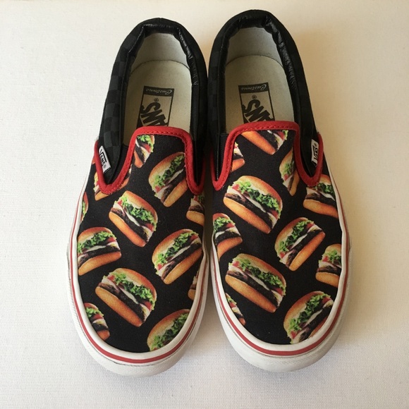 vans slip on hamburger vans slip on hamburger